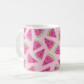 Roze watermeloen koffiemok (Voorkant links)