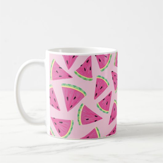 Roze watermeloen koffiemok (Links)