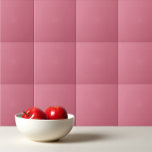Roze watermeloen met vaste stof roos tegeltje<br><div class="desc">Roze watermeloen met vast stoffige roos.</div>