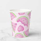 Roze Watermeloen Papieren Bekers – Summer Birthday (Links)
