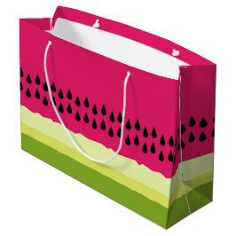 Roze watermeloen Slice Gift Bag Groot Cadeauzakje