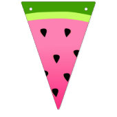 Roze watermeloen vlaggetjes (Tweede vlag)
