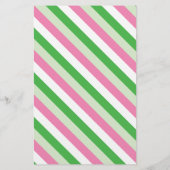 Roze watermeloenen strips, speciaal vervaardigd (Achterkant)