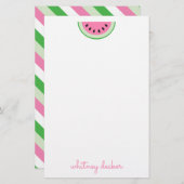 Roze watermeloenen strips, speciaal vervaardigd (Voorkant / Achterkant)