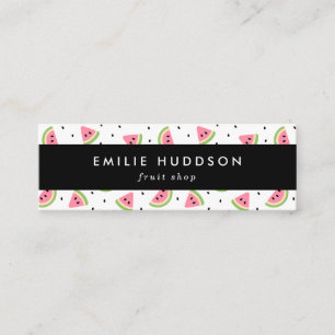 Roze Watermeloenen, Watermeloen Zaden, Fruit Shop Mini Visitekaartje