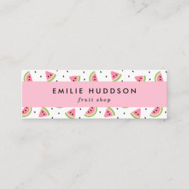 Roze Watermeloenen, Watermeloen Zaden, Fruit Shop Mini Visitekaartje