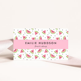 Roze Watermeloenen, Watermeloen Zaden, Fruit Shop Visitekaartje