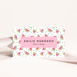 Roze Watermeloenen, Watermeloen Zaden, Fruit Shop Visitekaartje