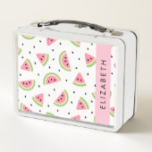 Roze watermeloenen, watermeloenzaden, Jouw naam (Achterkant)