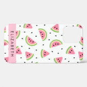 Roze watermeloenen, watermeloenzaden, Jouw naam Case-Mate iPhone Case (Achterkant (horizontaal))
