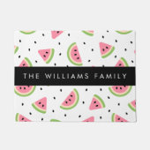 Roze watermeloenen, watermeloenzaden, Jouw naam Deurmat (Voorkant)