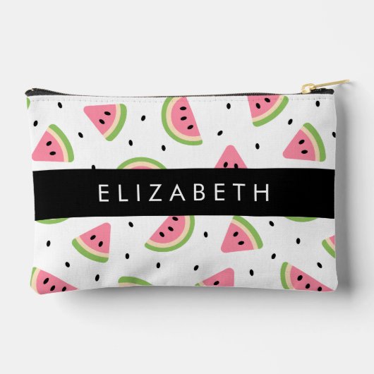 Roze watermeloenen, watermeloenzaden, Jouw naam Etui (Achterkant)