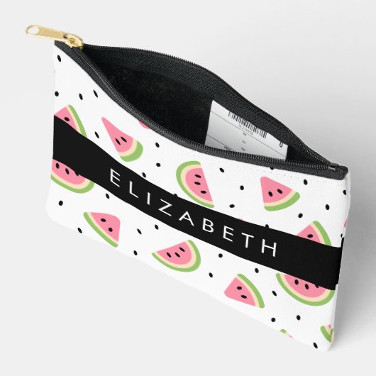 Roze watermeloenen, watermeloenzaden, Jouw naam Etui (Open)