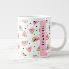 Roze watermeloenen, watermeloenzaden, Jouw naam Grote Koffiekop