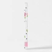 Roze watermeloenen, watermeloenzaden, Jouw naam iPhone Hoesje (Linkerkant)