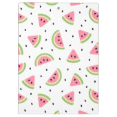Roze watermeloenen, watermeloenzaden, Jouw naam Klembord (Achterkant)