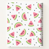 Roze watermeloenen, watermeloenzaden, Jouw naam Notitieboek (Achterkant)