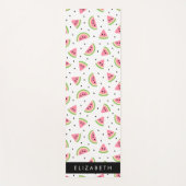 Roze watermeloenen, watermeloenzaden, Jouw naam Yogamat (Voorkant)