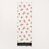 Roze watermeloenen, watermeloenzaden, Jouw naam Yogamat (Achterkant)