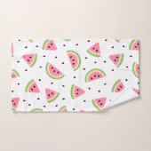 Roze watermeloenen, watermeloenzaden, zomerpatroon bad handdoek (Handdoek)