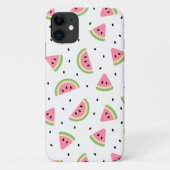 Roze watermeloenen, watermeloenzaden, zomerpatroon Case-Mate iPhone case (Achterkant)