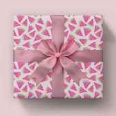 Roze watermeloenpatroon cadeaupapier