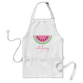 Roze watermelon gepersonaliseerd pron standaard schort