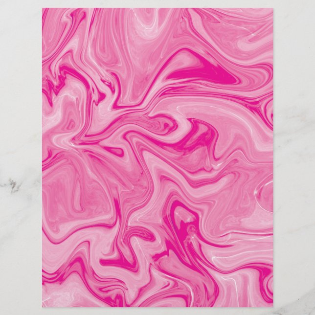 Roze Waterverf 8,5 x 11-inch papier (Voorkant)