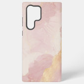 Roze Waterverf Abstract Samsung Galaxy Hoesje (Achterkant)
