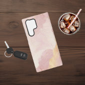 Roze Waterverf Abstract Samsung Galaxy Hoesje