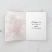 Roze Waterverf Abstracte sympathie Kaart (Binnen)