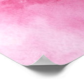 roze waterverf achtergrond voor poster (Hoek)