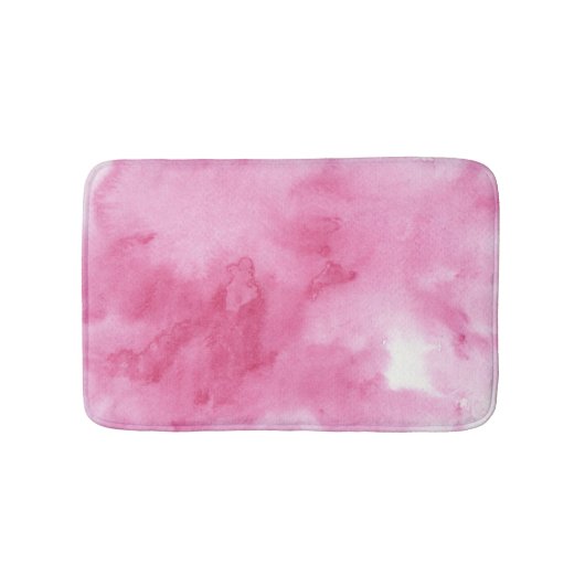 roze waterverf achtergrond voor uw badmat (Voorkant)
