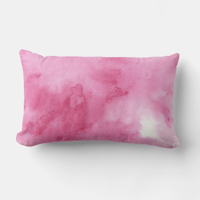 roze waterverf achtergrond voor uw kussen (Voorkant)