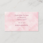 Roze Waterverf Art Studio Visitekaartje (Achterkant)