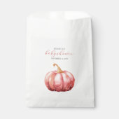 Roze Waterverf Baby shower Favorietassen Bedankzakje (Voorkant)
