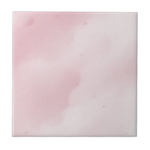 Roze waterverf badkamer keuken renovatie tegeltje