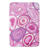 Roze waterverf badmat (Voorkant Verticaal)