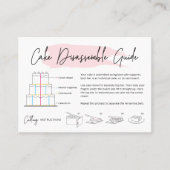 Roze Waterverf bakkerij Visitekaartje (Voorkant)