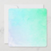 Roze Waterverf Ballet Thema Verjaardag Kaart (Achterkant)