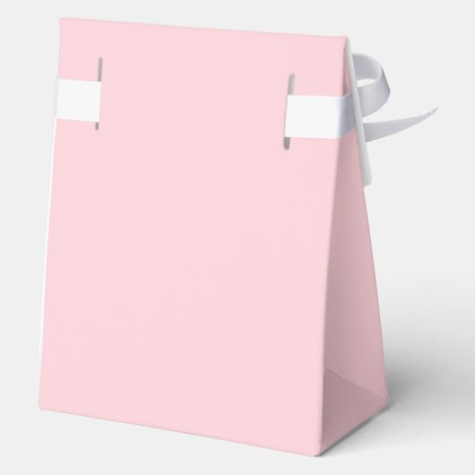 Roze waterverf beer gunstbox bedankdoosjes (Achterkant)