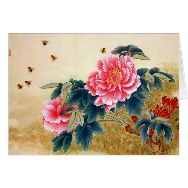 Roze waterverf bij de Koel-chinese klassieker (Voorkant Horizontaal)