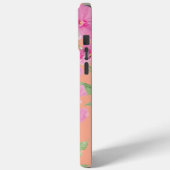 Roze waterverf bloem Case-Mate iPhone case (Achterkant / Links)