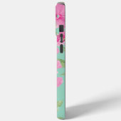 Roze waterverf bloem Case-Mate iPhone case (Achterkant / Links)