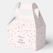 Roze Waterverf Bloem Minimal Baby Borrel