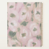 Roze Waterverf Bloem Planner (Achterkant)