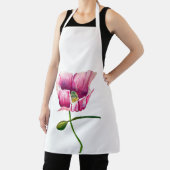 Roze waterverf bloem schort (Insitu)