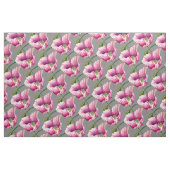 Roze waterverf bloem stof (Fat Quarter)