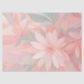 Roze Waterverf Bloemen Decoupage Tissue Paper Tissuepapier (Voorkant)