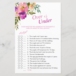 Roze Waterverf Bloemen over of onder douche spel